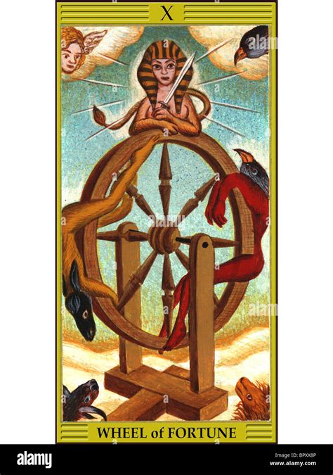 tarot la rueda de la fortuna|La Rueda de la Fortuna (La Roue de Fortune)